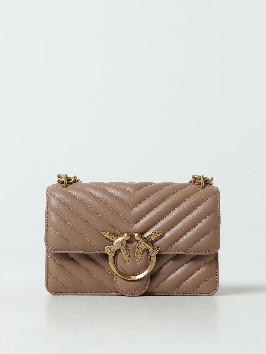 Pinko Mini Bag Woman Beige