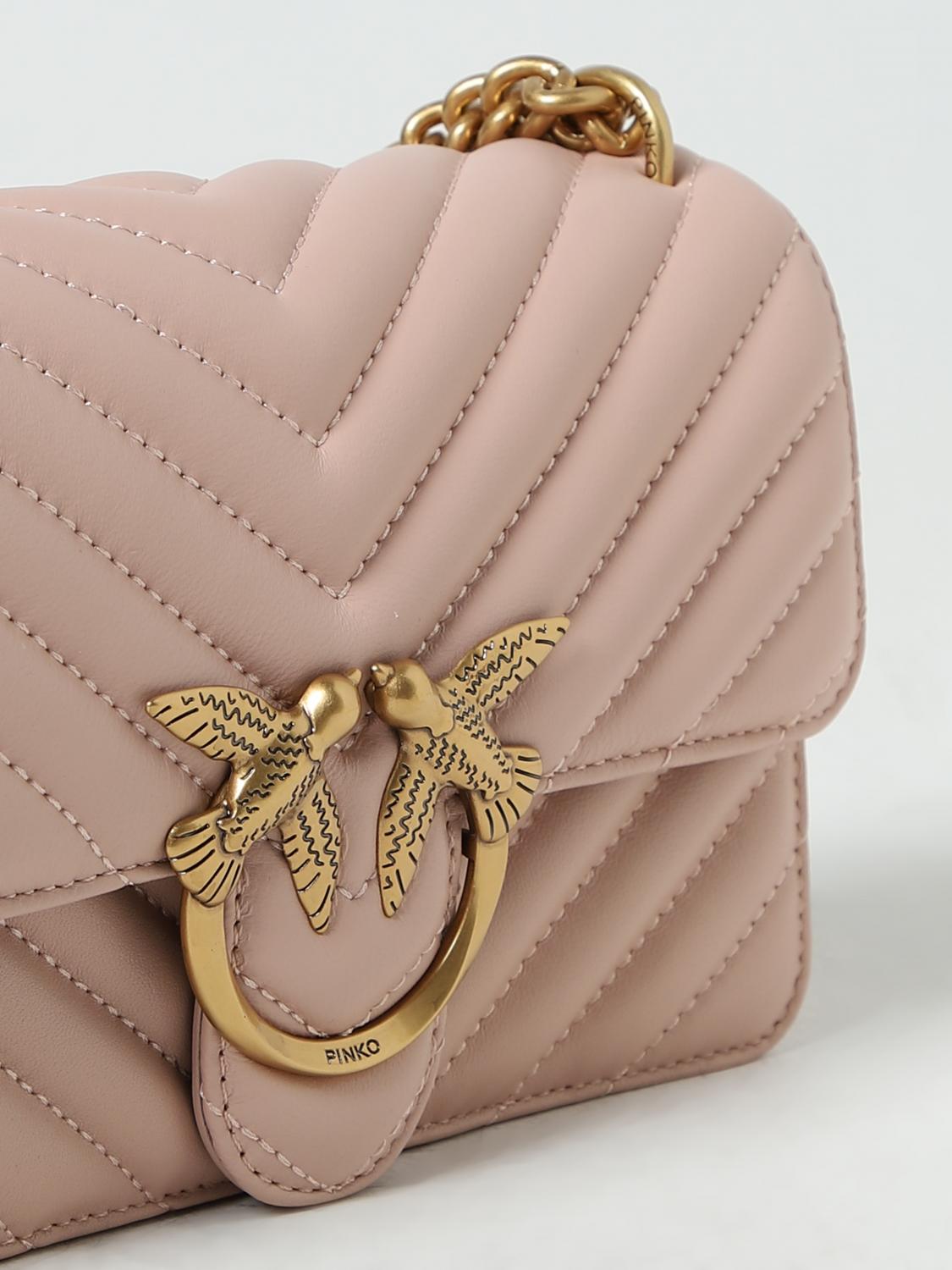 Pinko Mini Bag Woman Beige