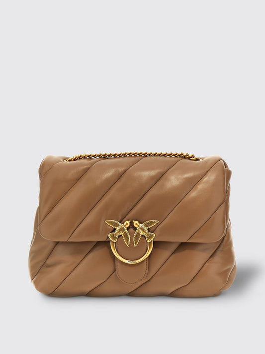 Pinko Shoulder Bag Woman Beige