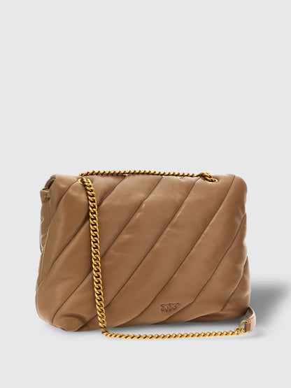 Pinko Shoulder Bag Woman Beige