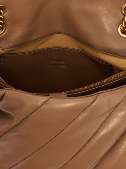 Pinko Shoulder Bag Woman Beige