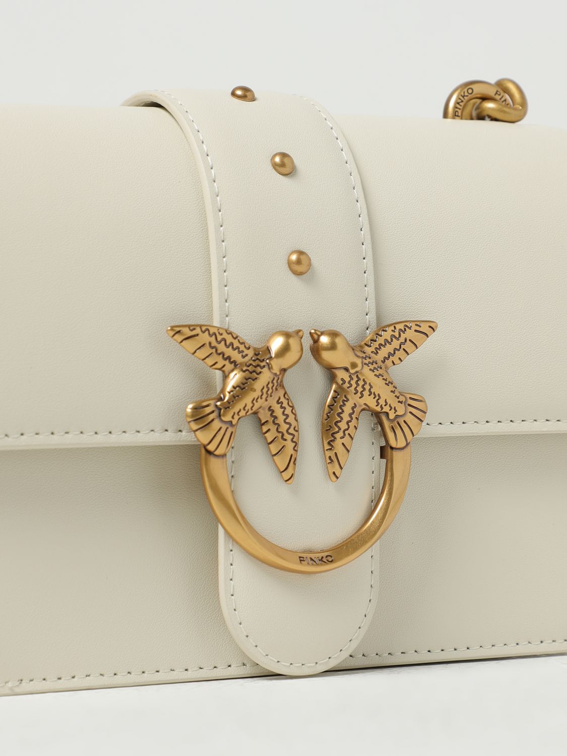 Pinko Mini Bag Woman Beige