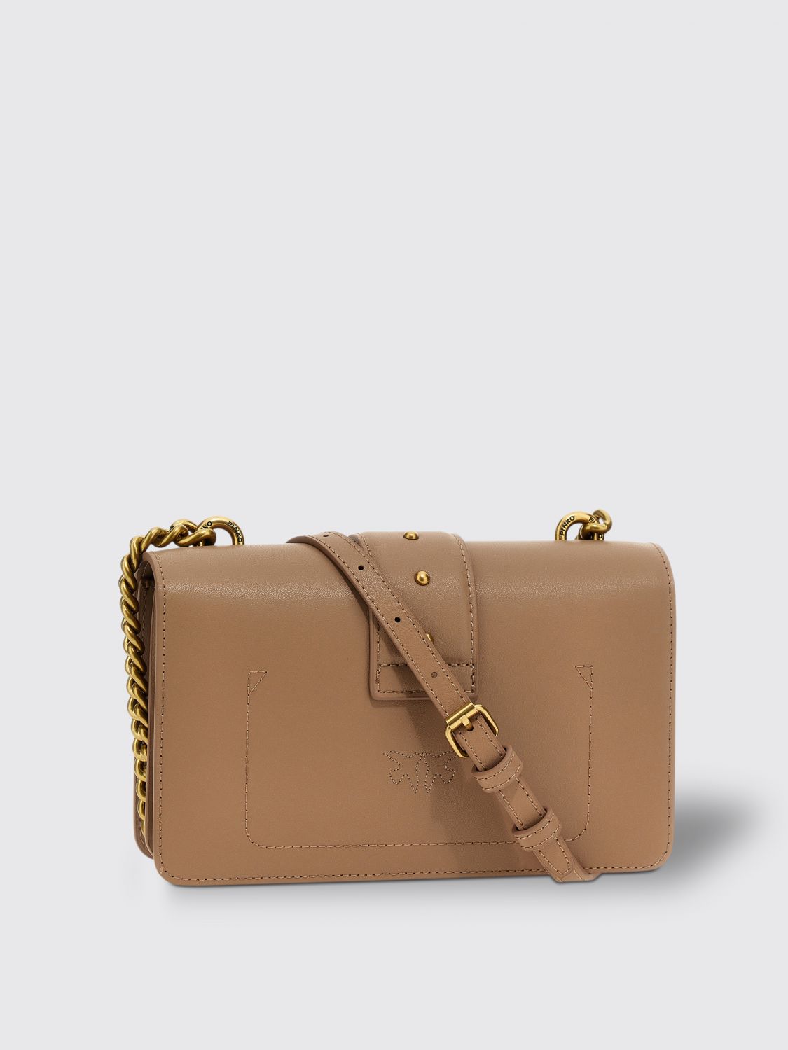 Pinko Mini Bag Woman Beige