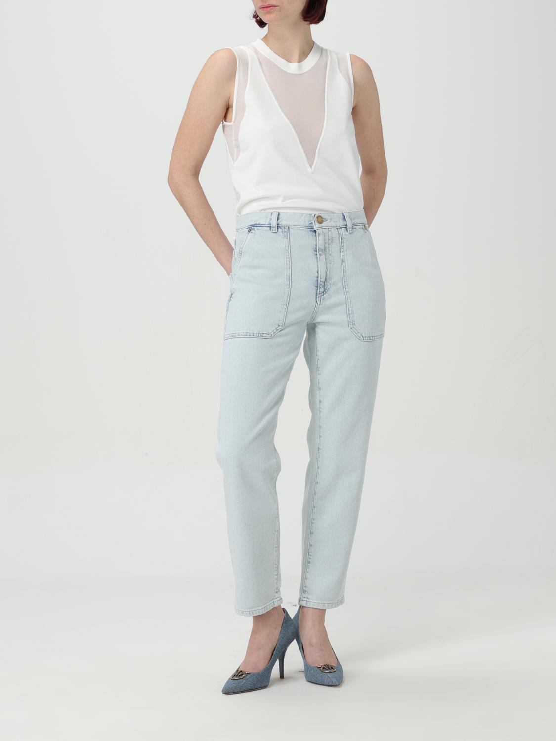 Pinko Jeans Woman Stone Washed