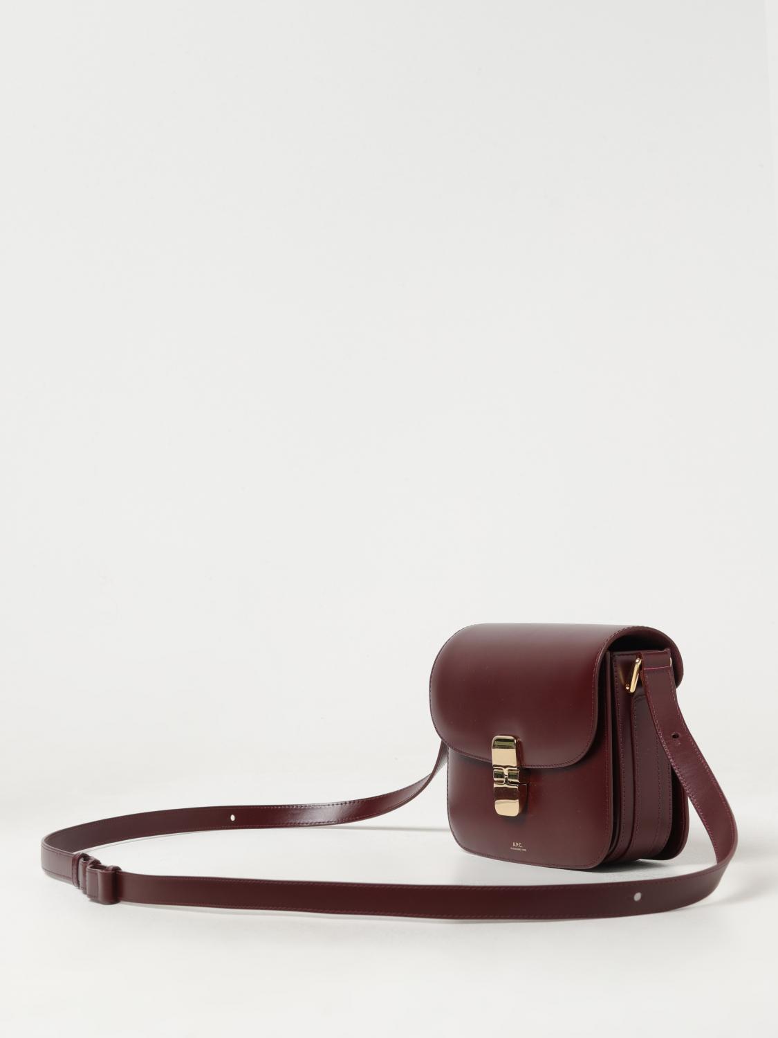 A.P.C. Mini Bag Woman Burgundy