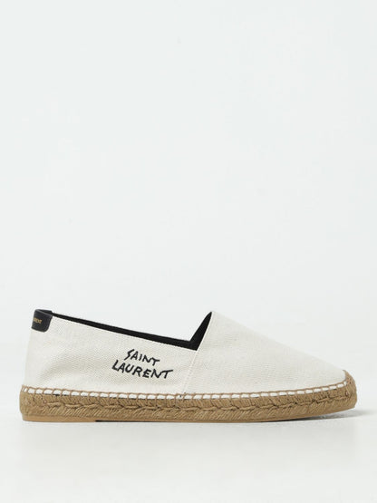 Saint Laurent Espadrilles Men Yellow Cream