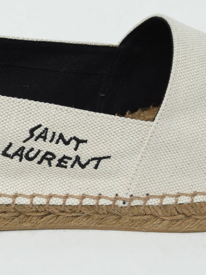 Saint Laurent Espadrilles Men Yellow Cream