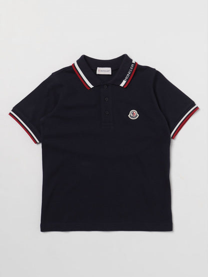 Moncler Polo Shirt Kids Blue