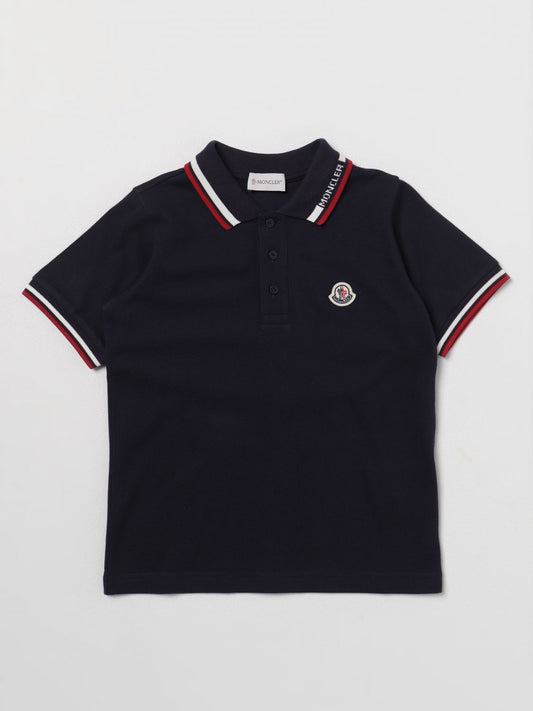 Moncler Polo Shirt Kids Blue