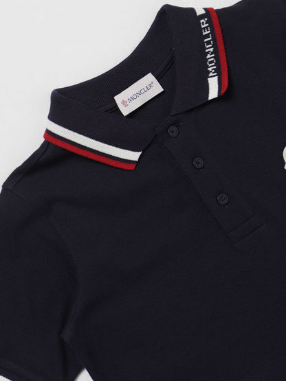 Moncler Polo Shirt Kids Blue