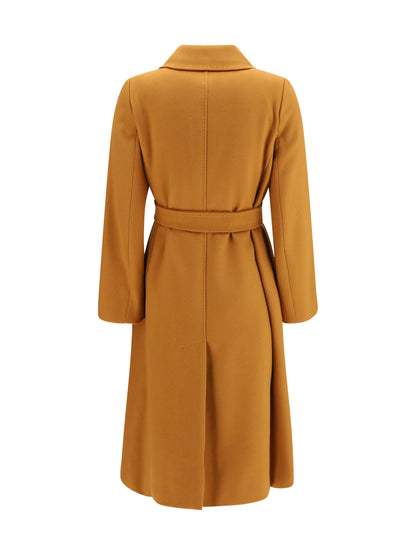 Max Mara Studio Double breasted wool Coat - Caramello