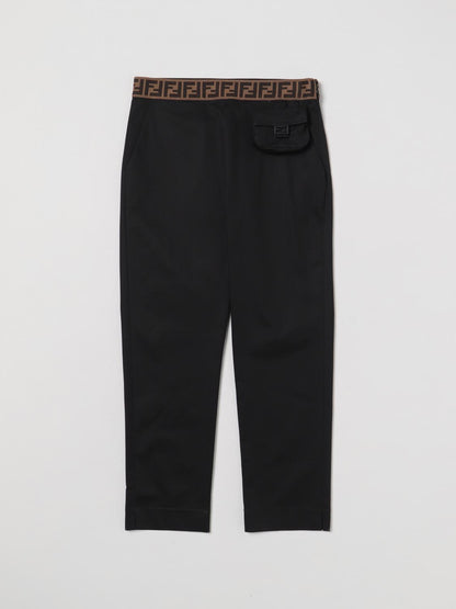 Fendi Pants Kids Black