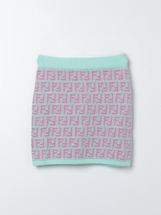 Fendi Skirt Kids Sky Blue