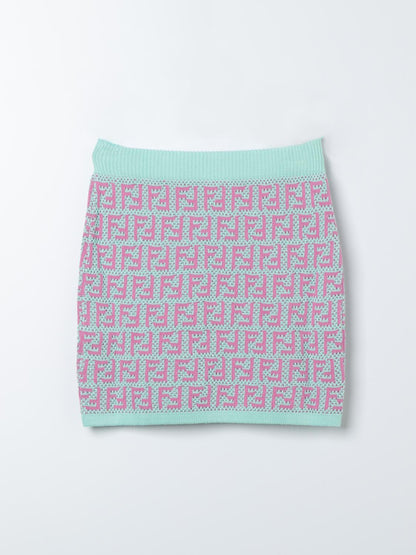 Fendi Skirt Kids Sky Blue
