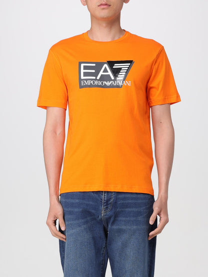 Ea7 T Shirt Men Orange