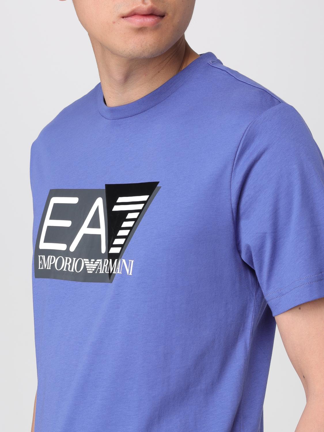 Ea7 T Shirt Men Orange