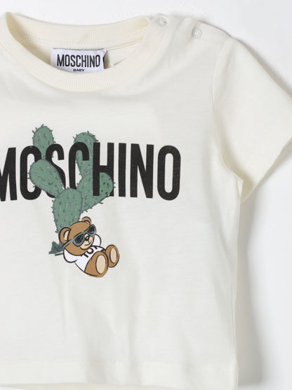 Moschino T Shirt Kids Milk