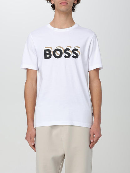 Boss T Shirt Men Beige