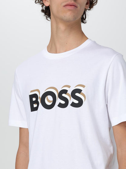 Boss T Shirt Men Beige