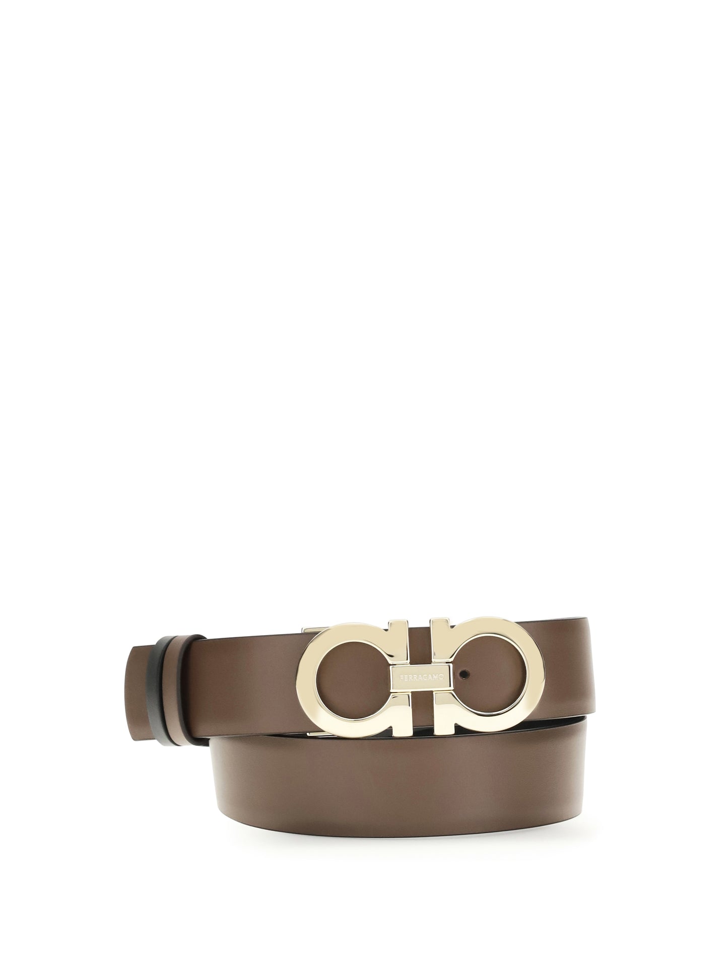 FERRAGAMO Reversible and adjustable Gancini Belt