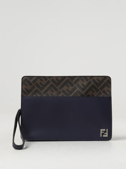 Fendi Briefcase Men Navy