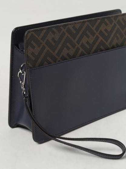 Fendi Briefcase Men Navy