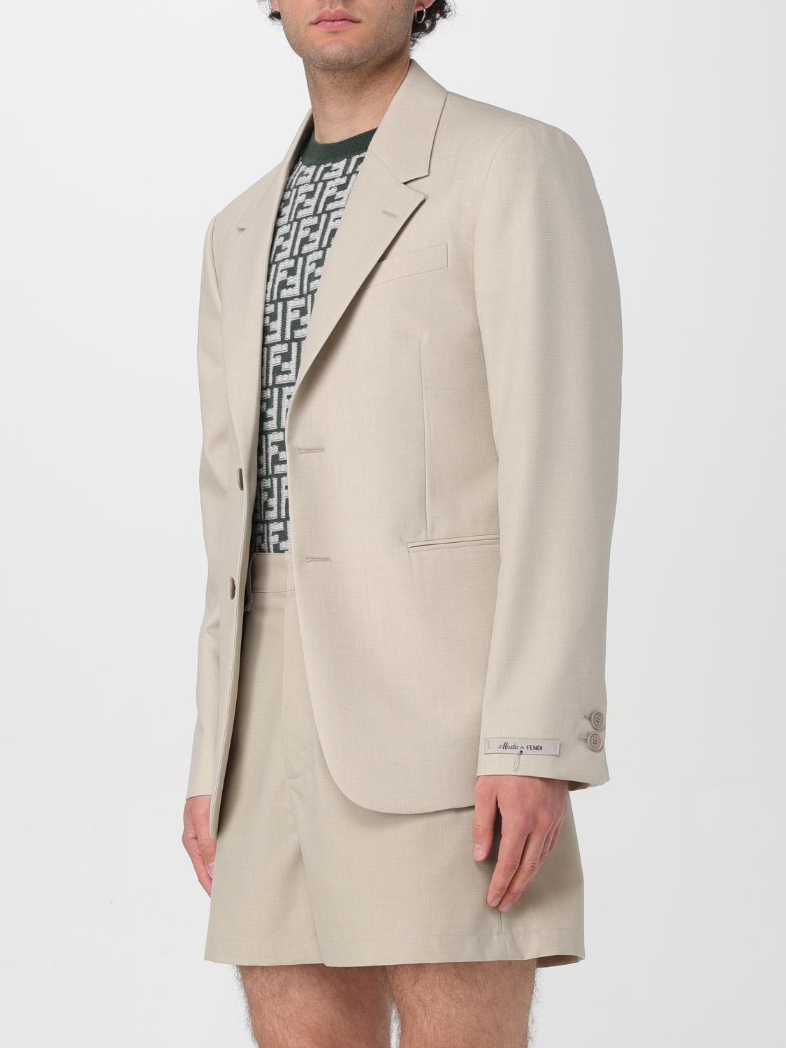 Fendi Blazer Men Butter