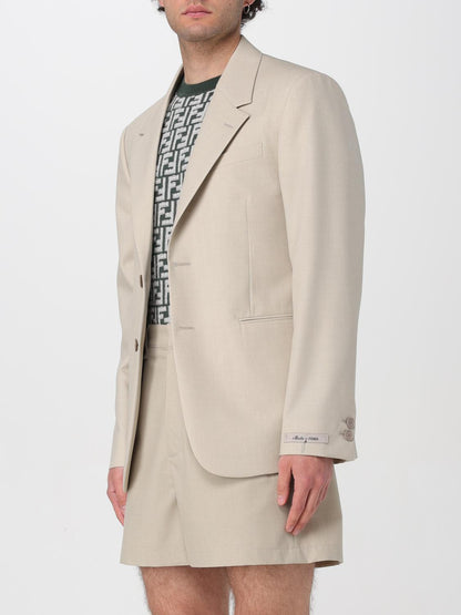 Fendi Blazer Men Butter