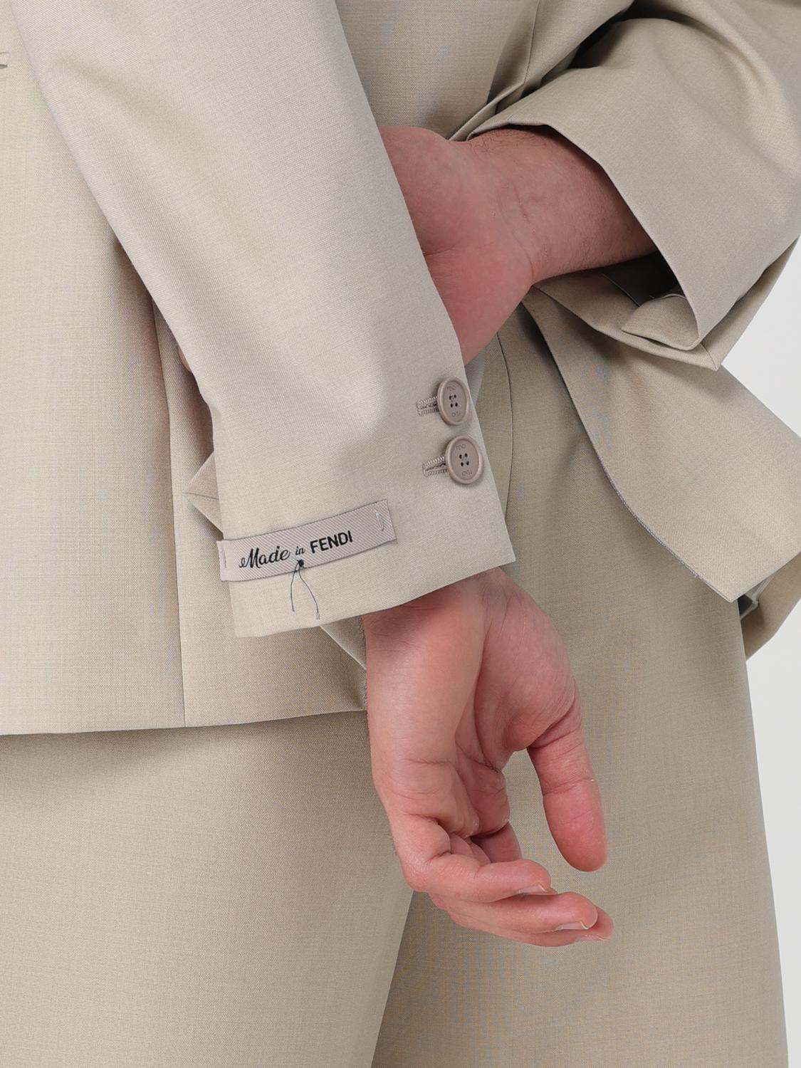 Fendi Blazer Men Butter