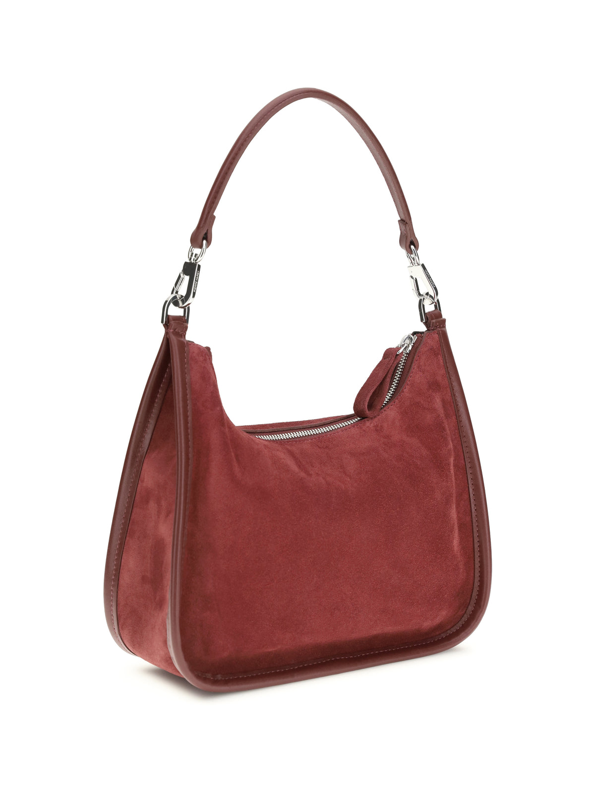 Pierre Hardy Alpha Day Miss leather Shoulder Bag - Suede Calf Calf Carmine Burgundy
