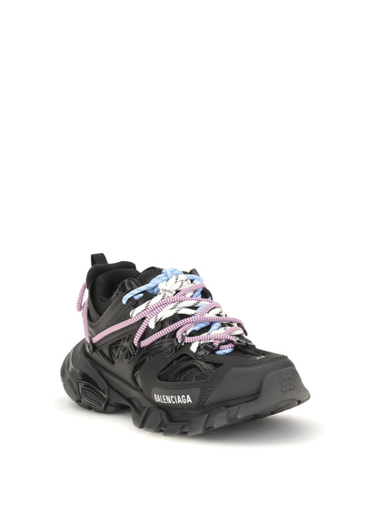 Balenciaga Track Trail Sneakers - Blk/Pink/Blue/Beige