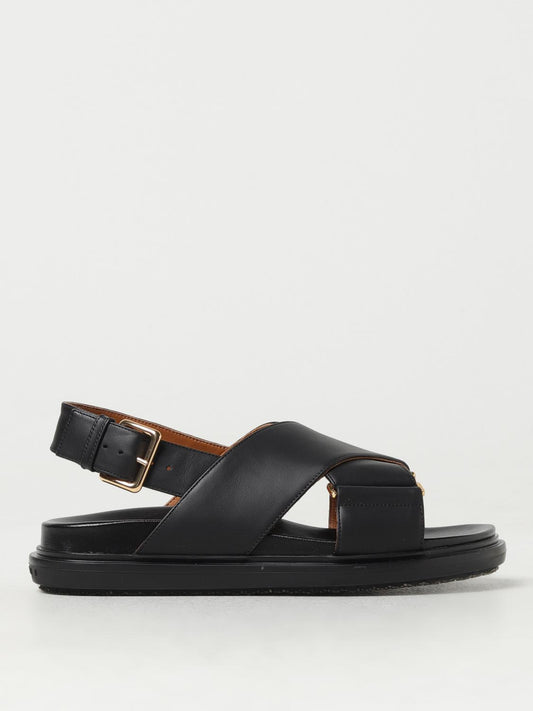 Marni Flat Sandals Woman Black