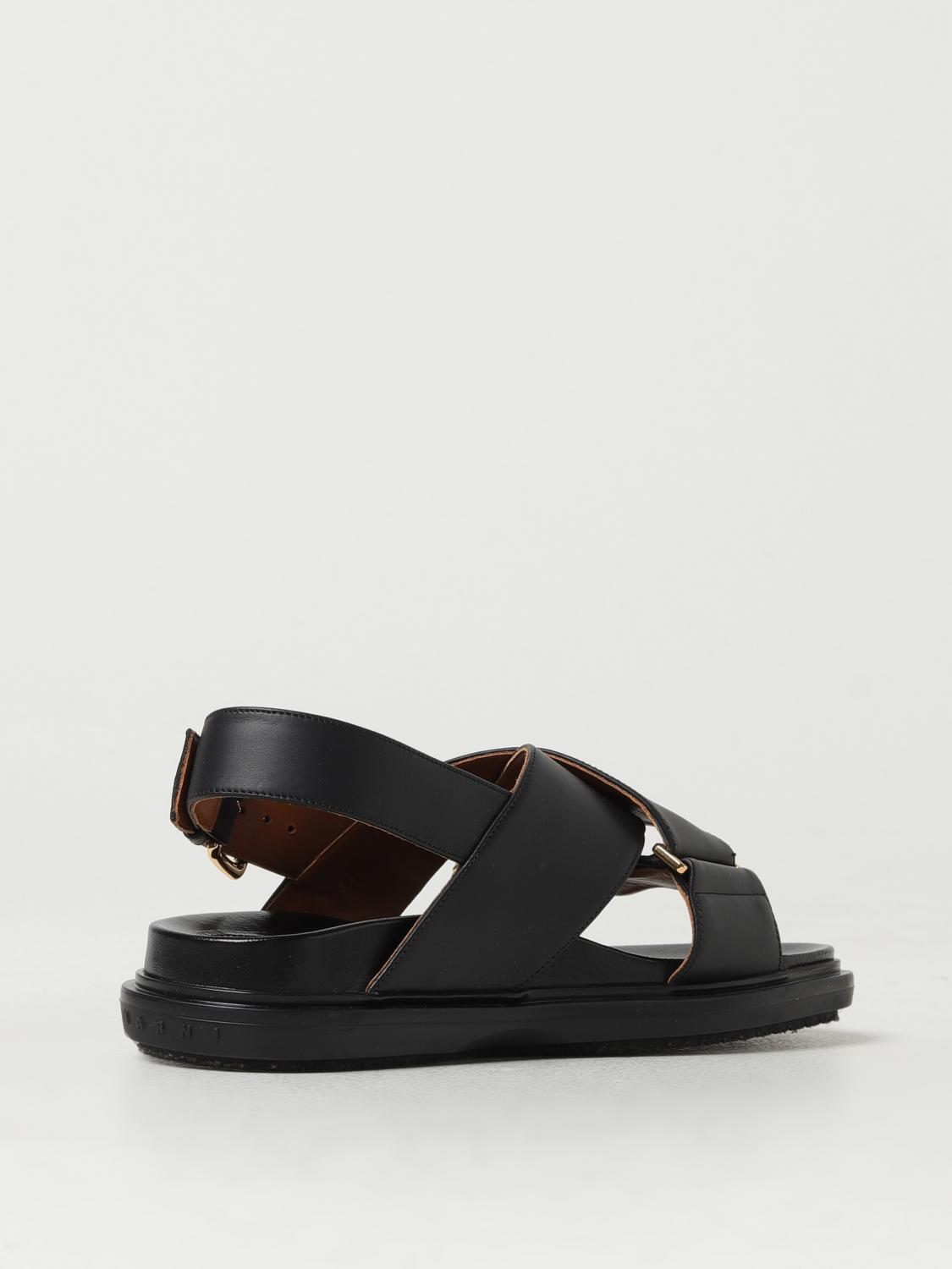Marni Flat Sandals Woman Black