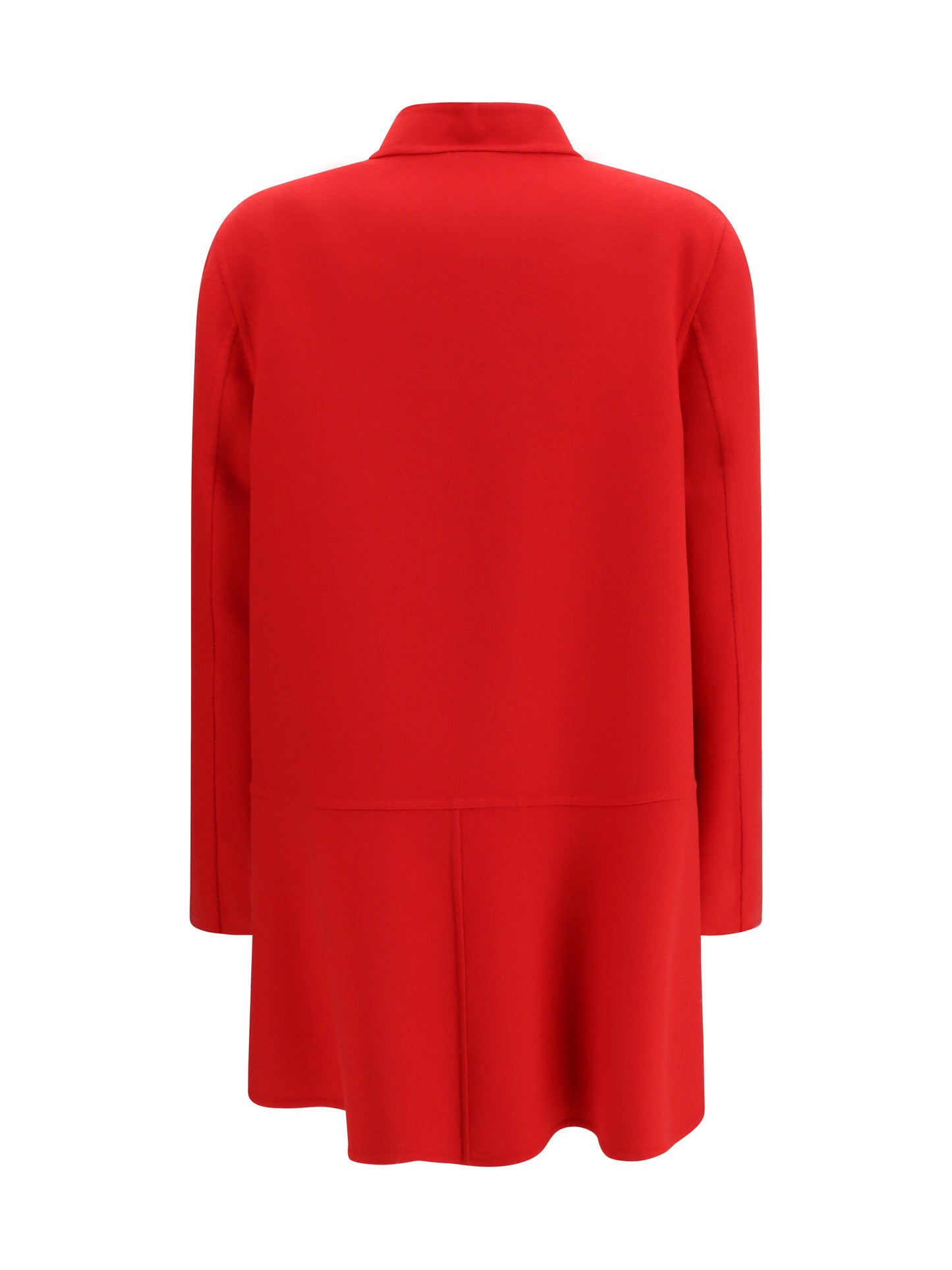 VALENTINO Single-breasted Compact Drap Coat