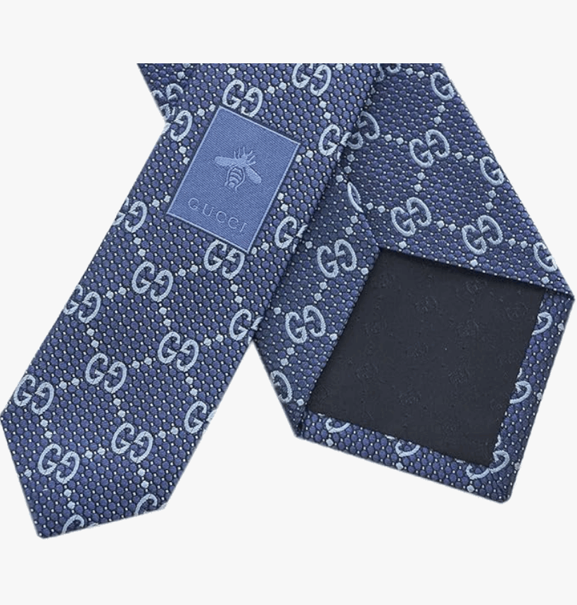 Gucci GG Jacquard Silk Tie