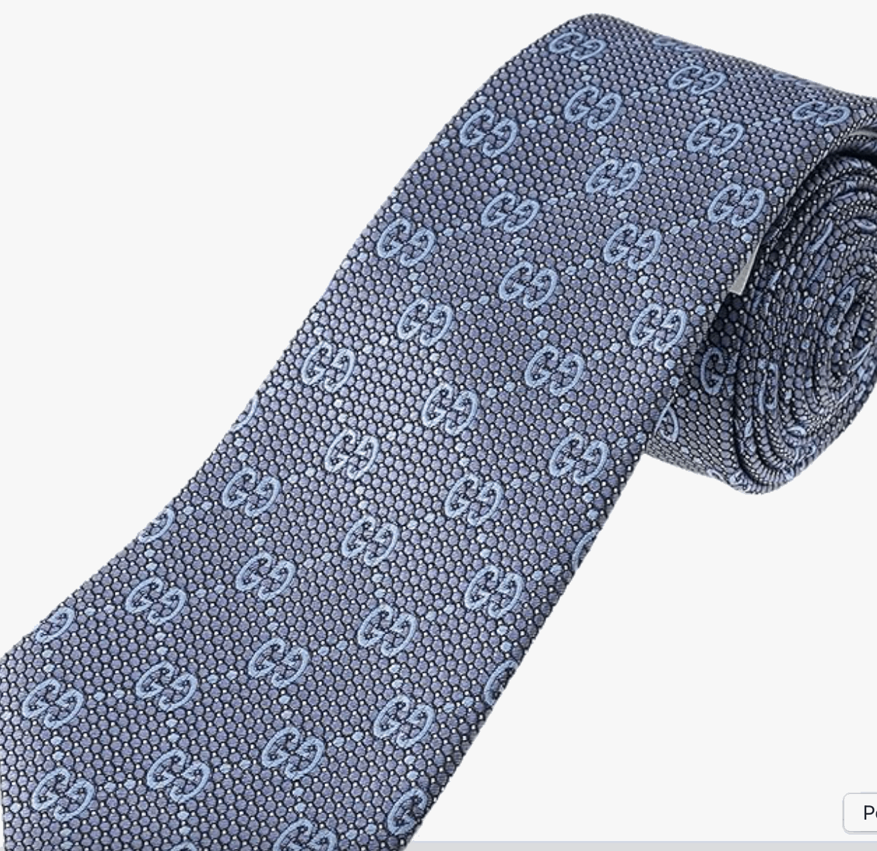 Gucci GG Jacquard Silk Tie