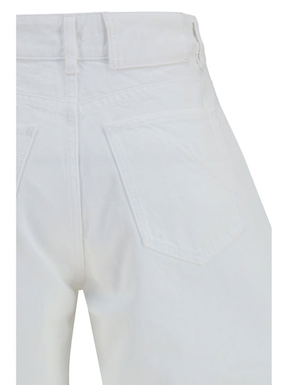AlaïA Barrel Jeans - Blanc