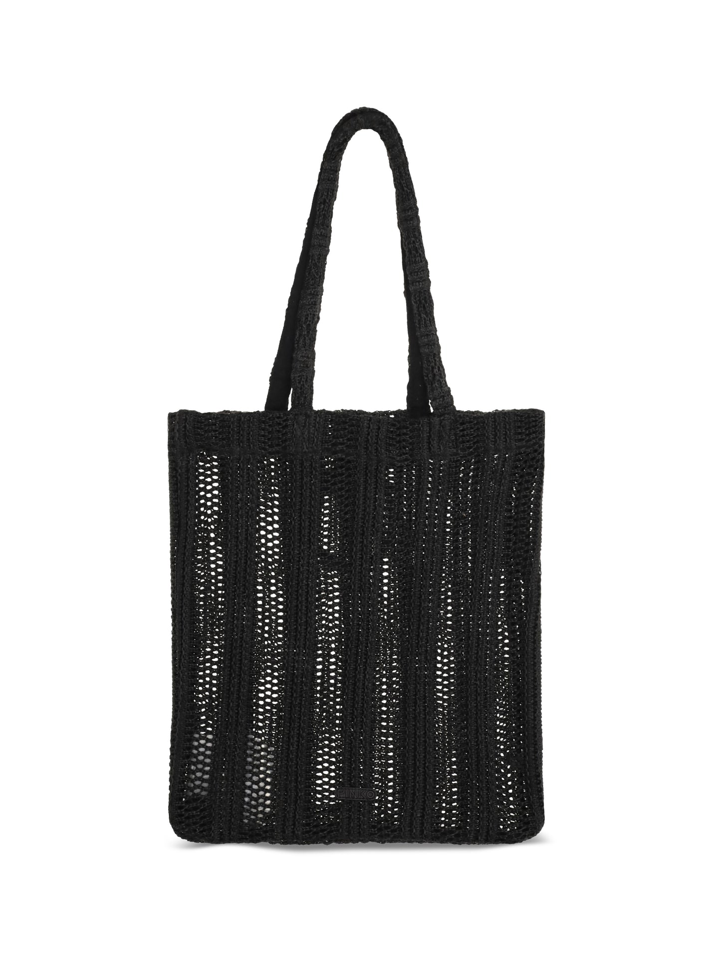 PINKO Medium Easy Tote Bag in raffia