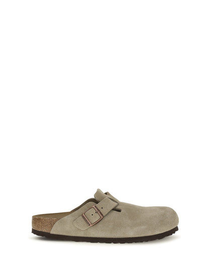 Birkenstock 1774 Boston Mules - Taupe
