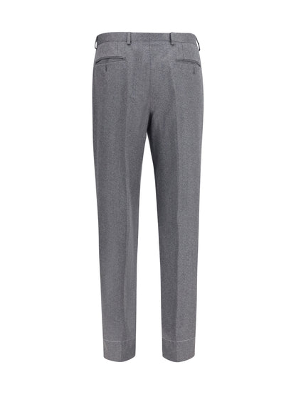 Brioni Elba Pants in silk, cashmere and linen - Anthracite