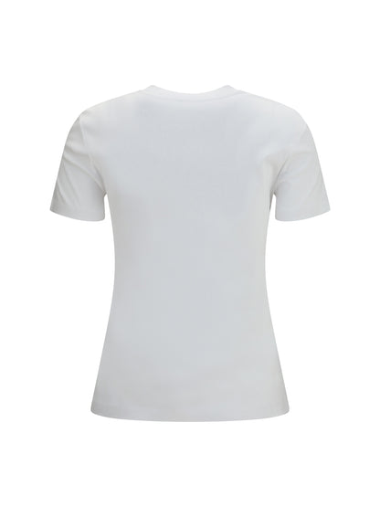 Max Mara Pure Cotton T-shirt - White Ottico