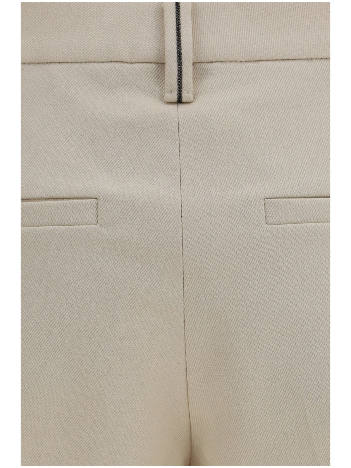 Brunello Cucinelli Tailored cotton Pants - Latte D'Avena