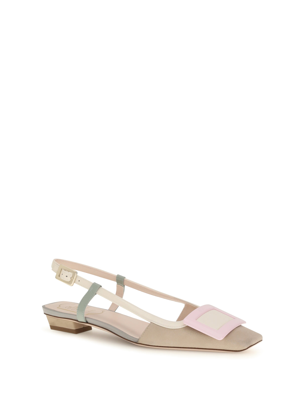Roger Vivier Suede Belle Vivier slingback Ballerinas - C211+C019+T035+B206