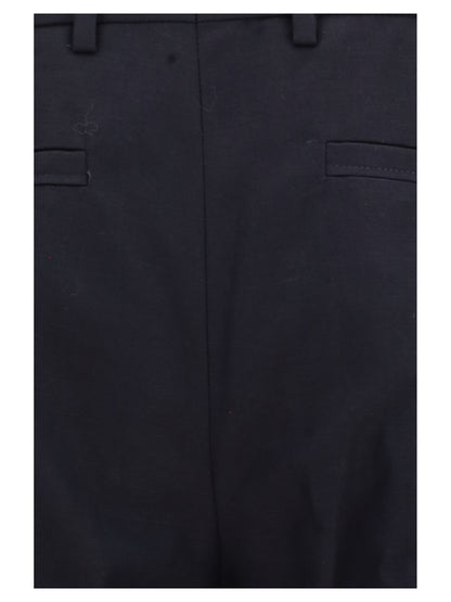 ZEGNA Cotton and linen tailored Pants