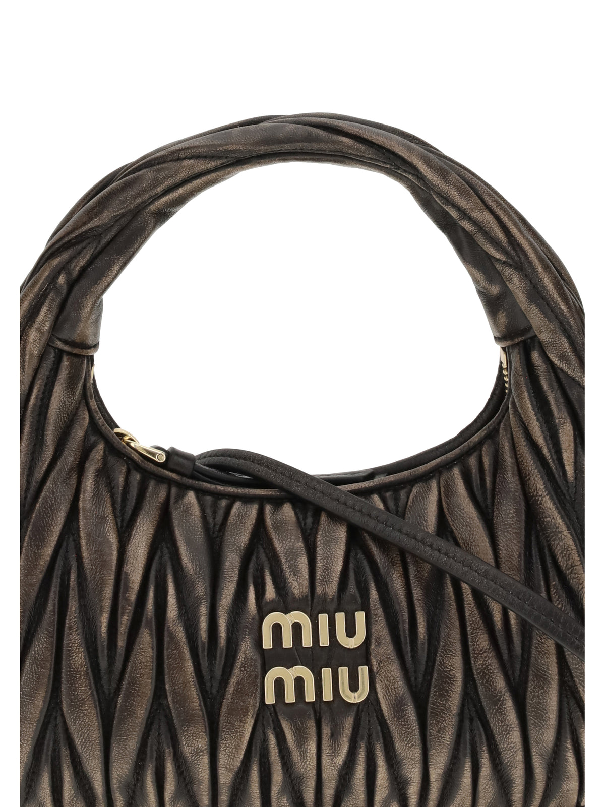 Miu Miu Wander Handbag in quilted leather - Caffe'