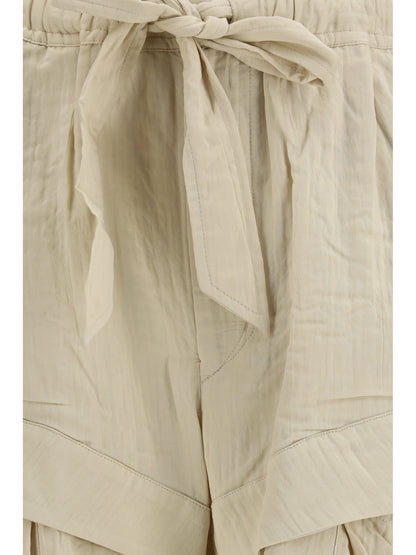 Marant Étoile Viscose and cotton Shorts - Ecru