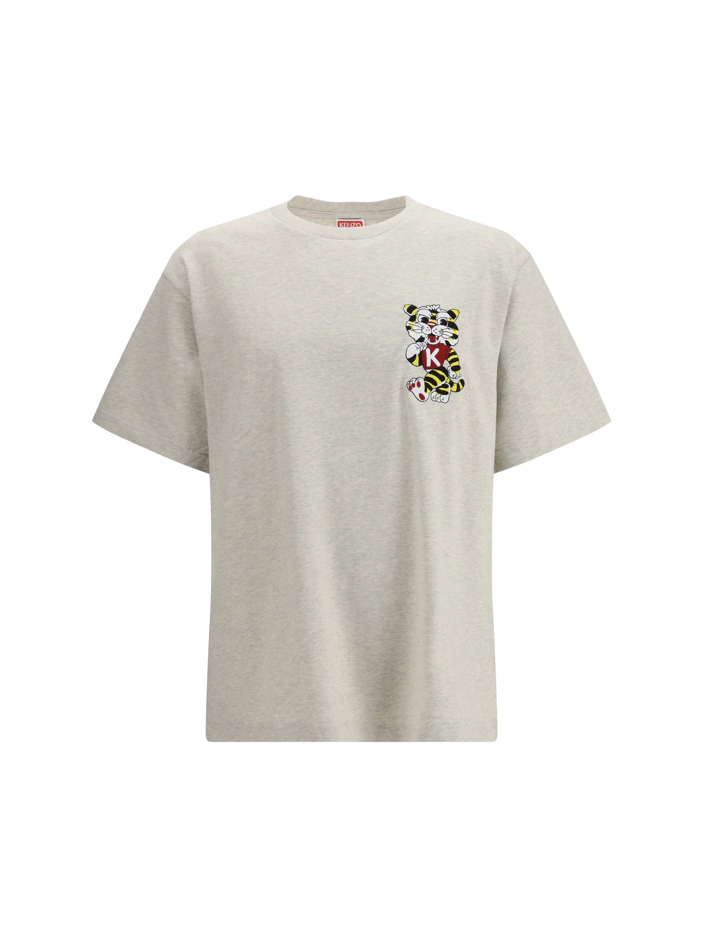 KENZO Wild Tiger motif embroidered on the chest oversized T-shirt