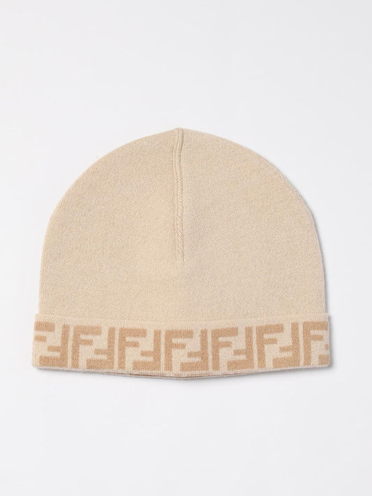 Fendi Hat Kids Beige