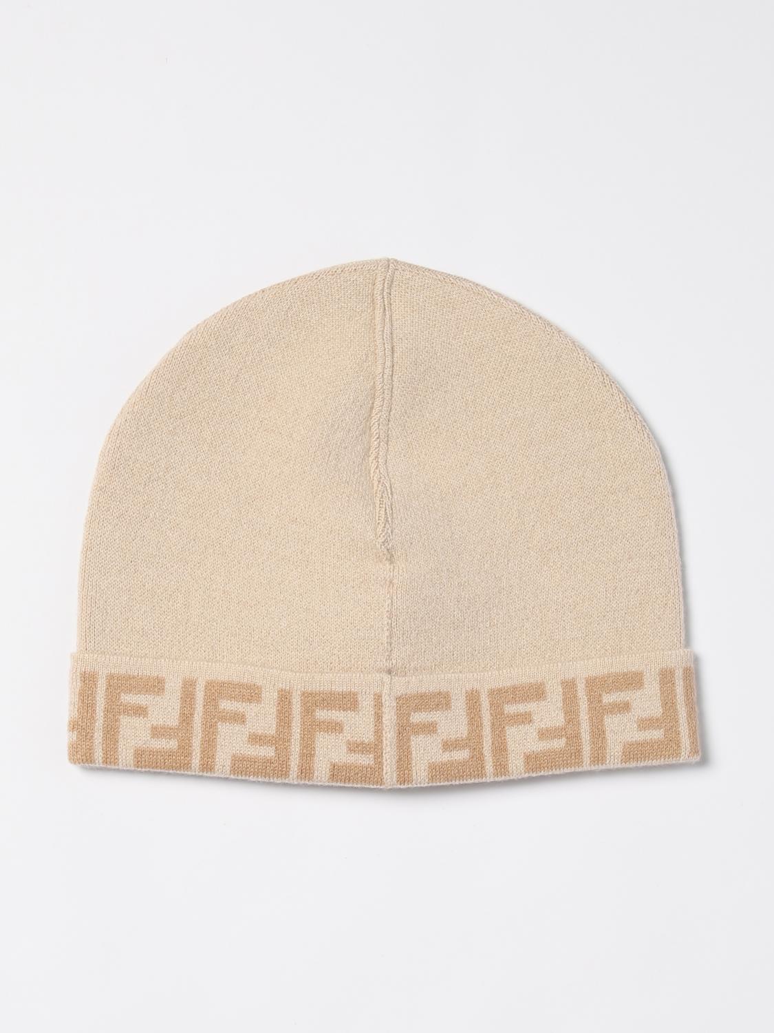 Fendi Hat Kids Beige
