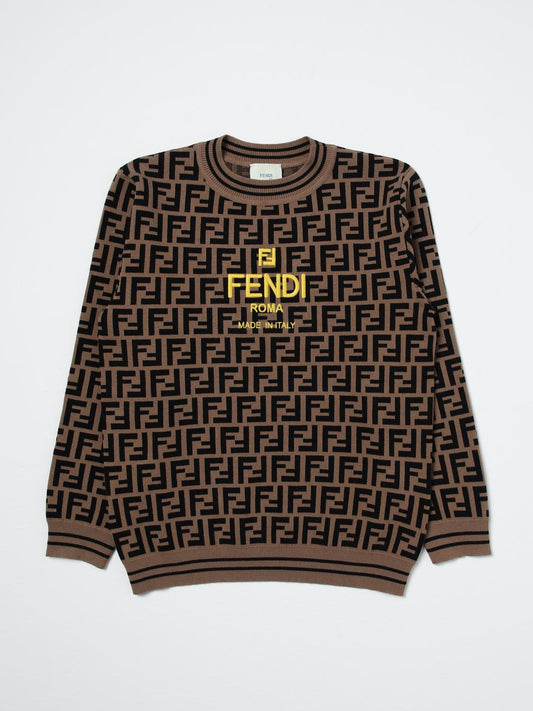 Fendi Sweater Kids Tobacco
